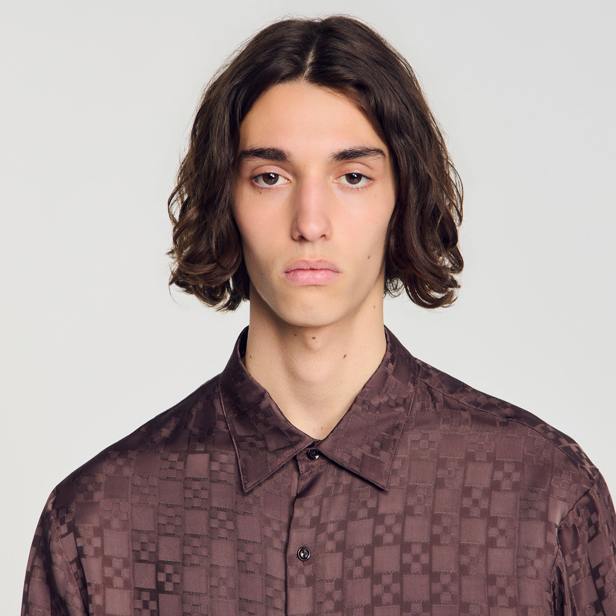 Square Cross loose-fit shirt
