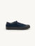 Split leather low-top trainers