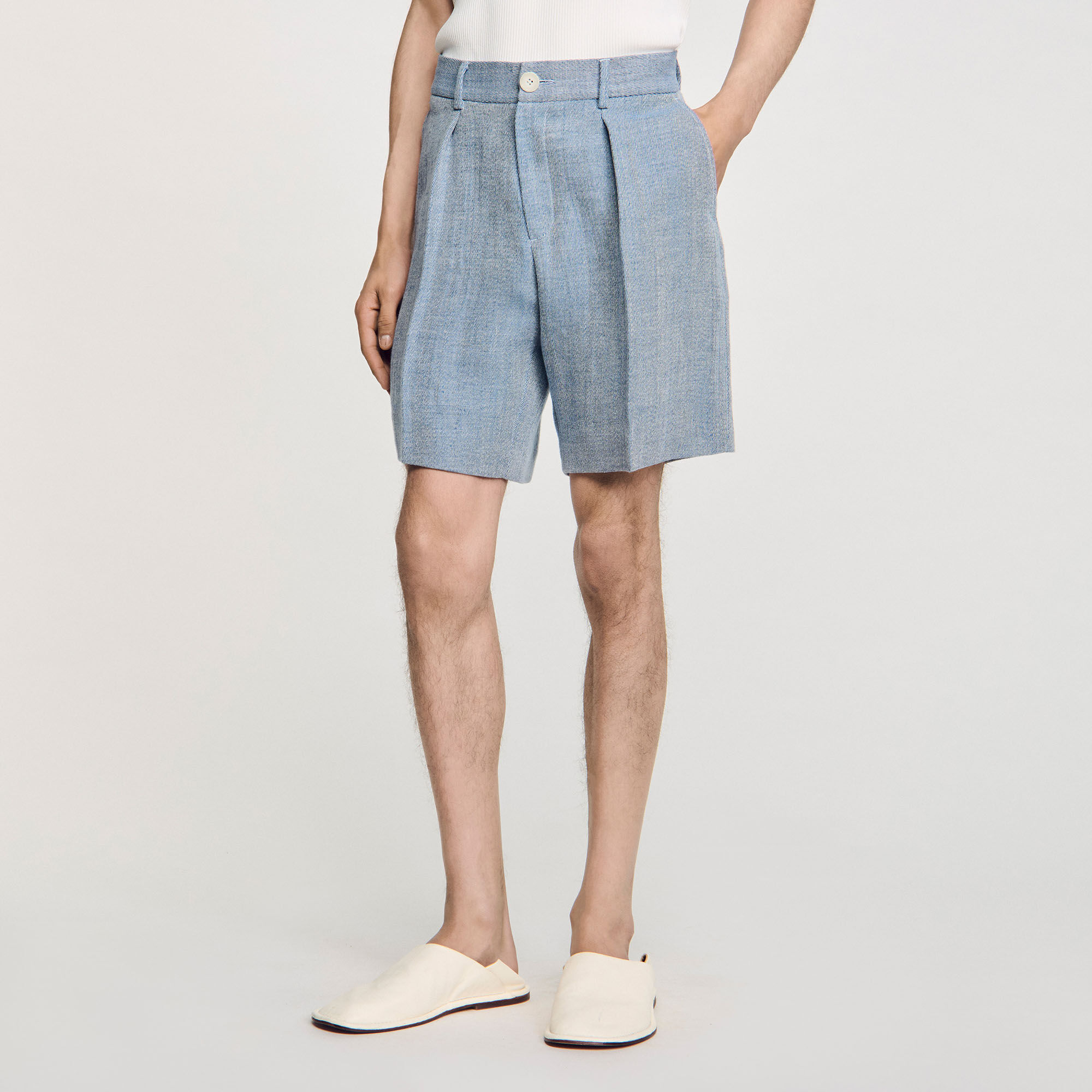 Creased shorts