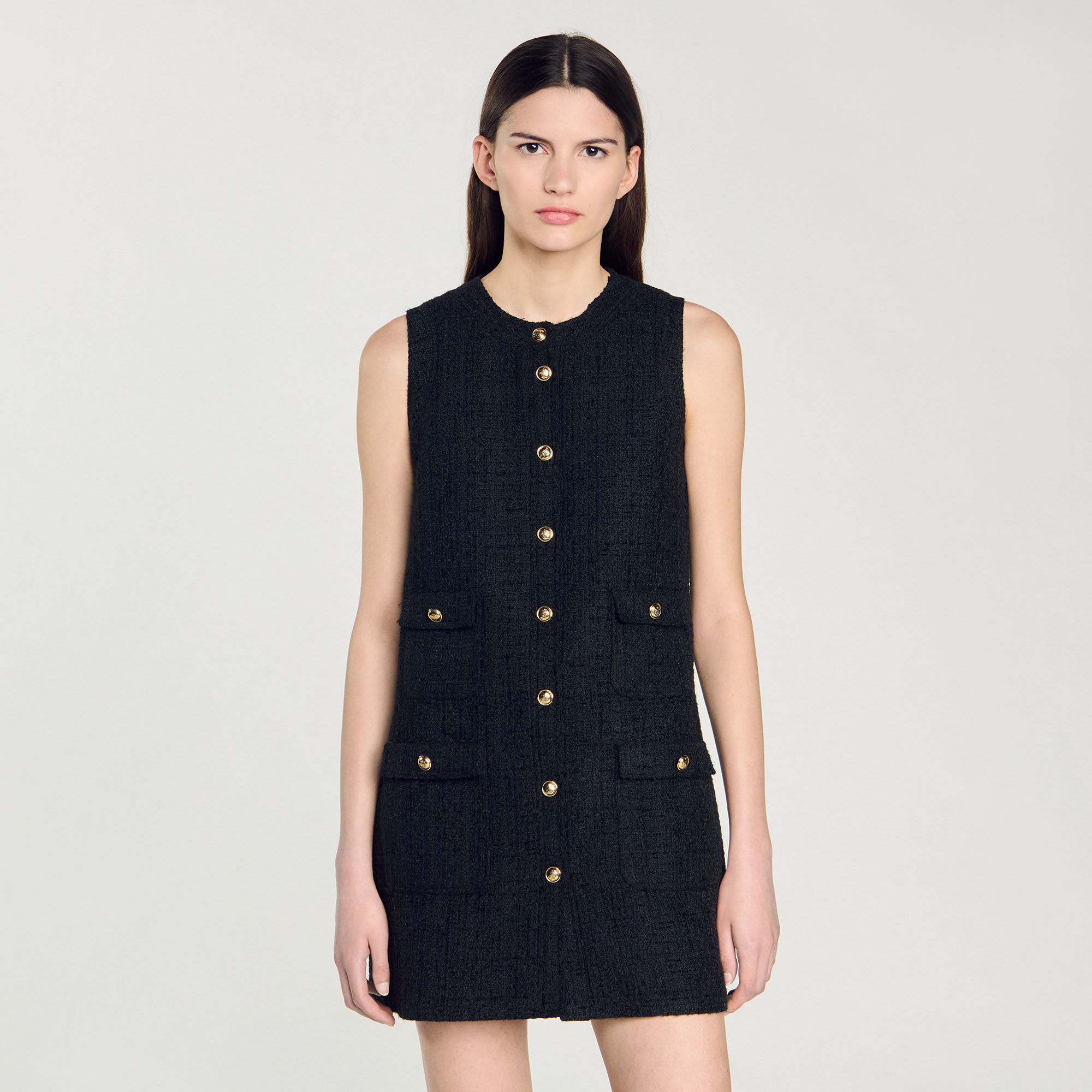 Short tweed dress