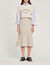 Long flared skirt