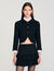 Cropped jacket with jewel buttons