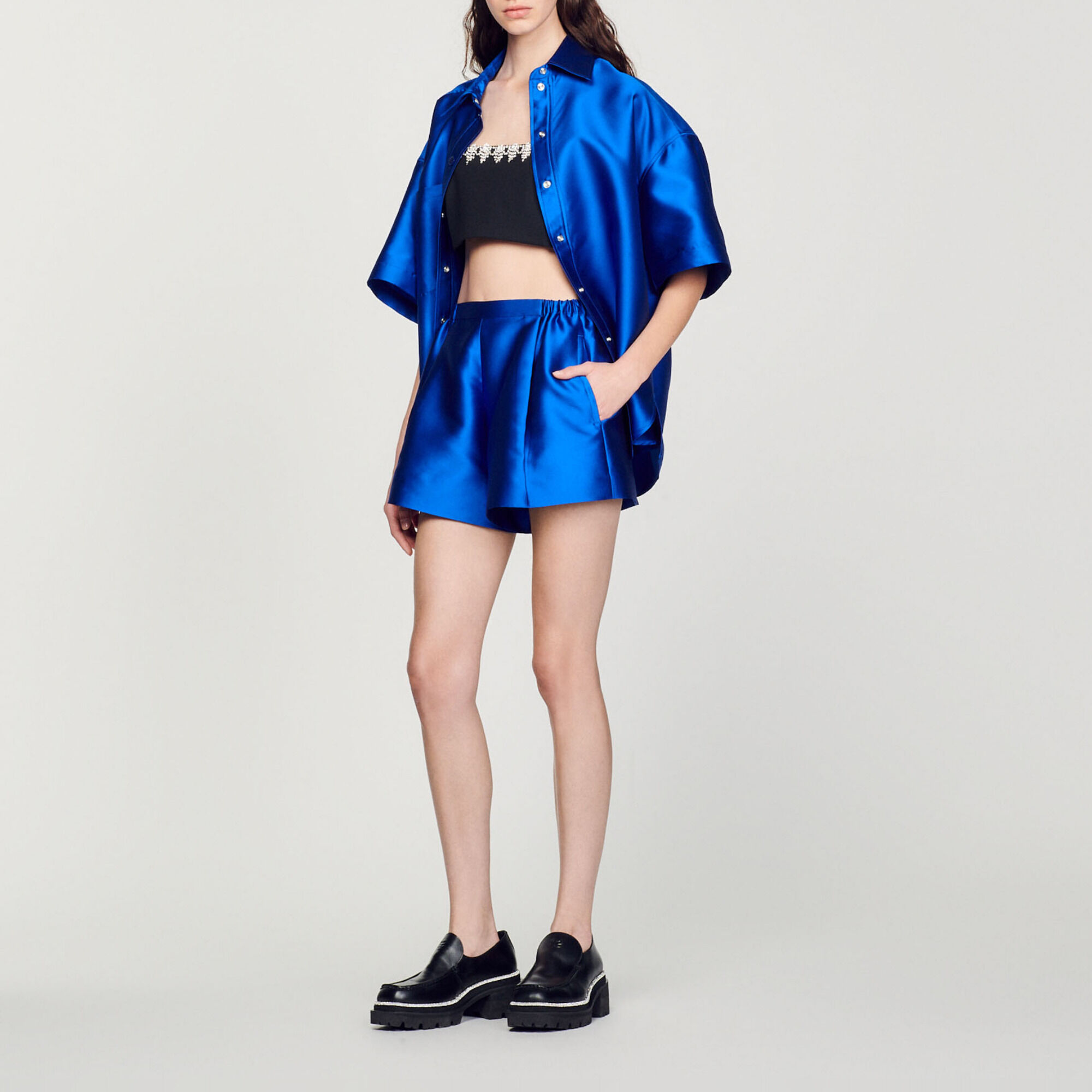 Satin shorts