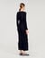Rhinestone knit maxi dress