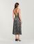 Long dress with narrow straps