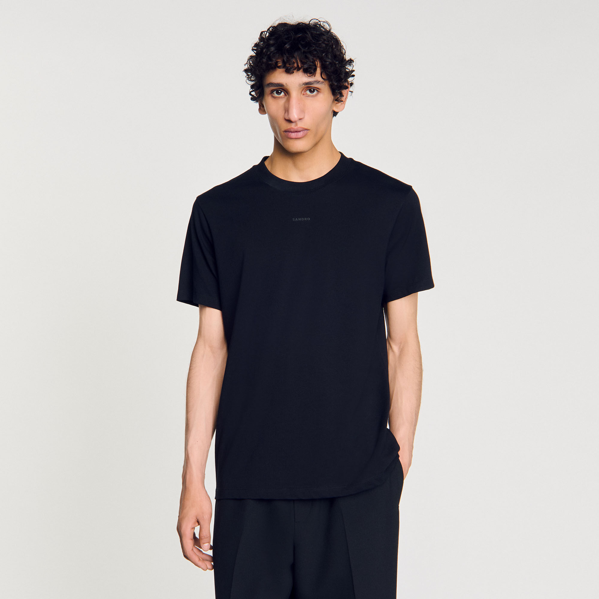 Cotton T-shirt with logo