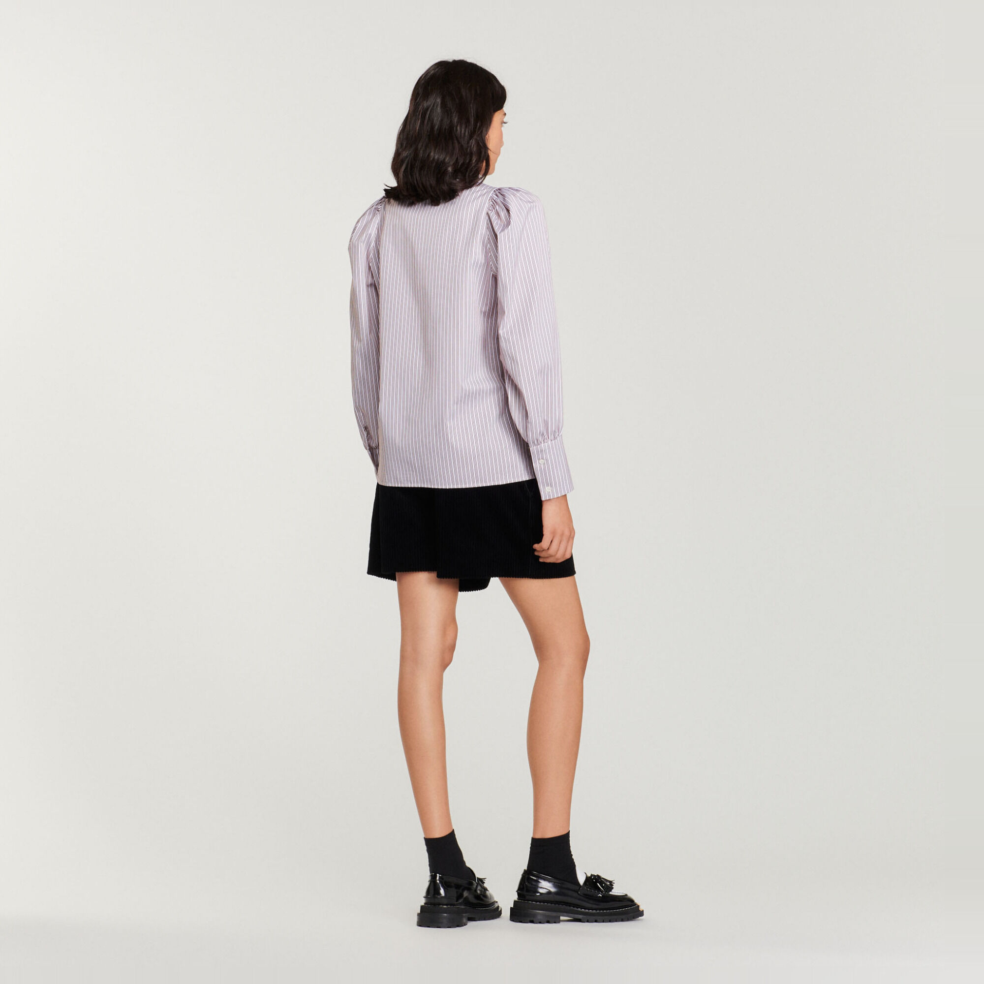 Striped shirt with full sleeves