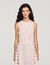 Flower jacquard maxi dress
