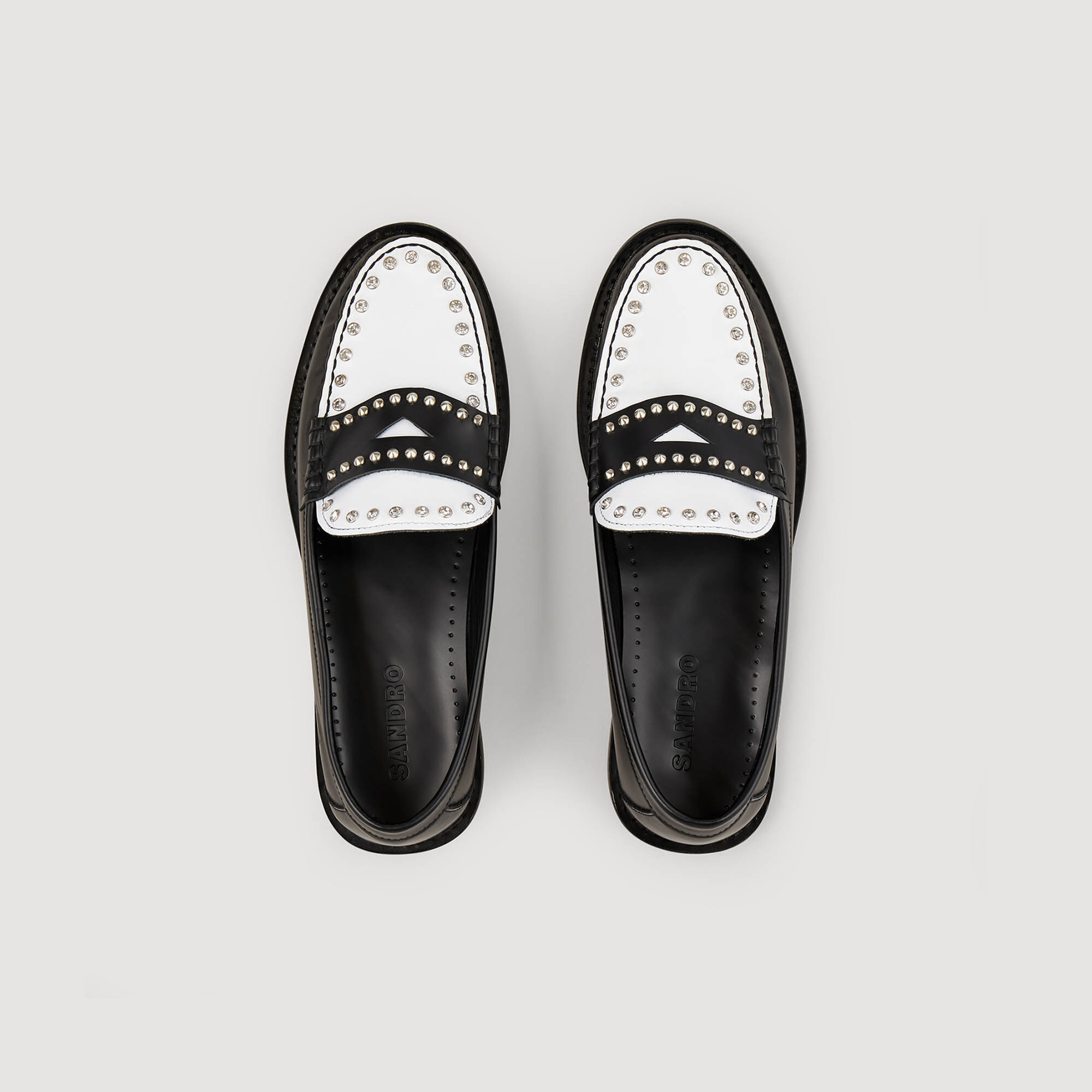 Studded loafers womens shop