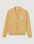 Wool cardigan with S patch
