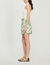 Loose printed palm tree shorts