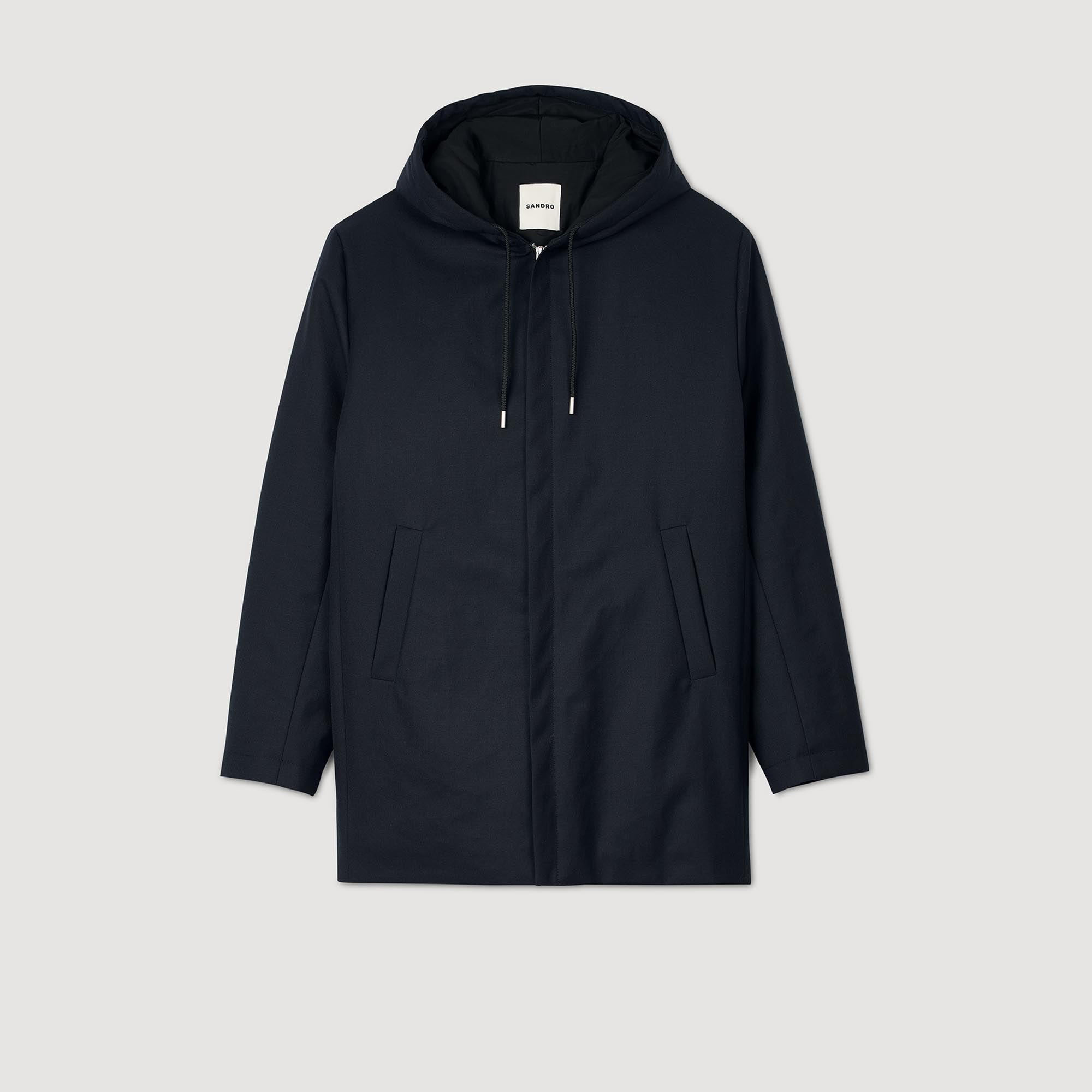 Hooded parka with zip Hooded parka with zip