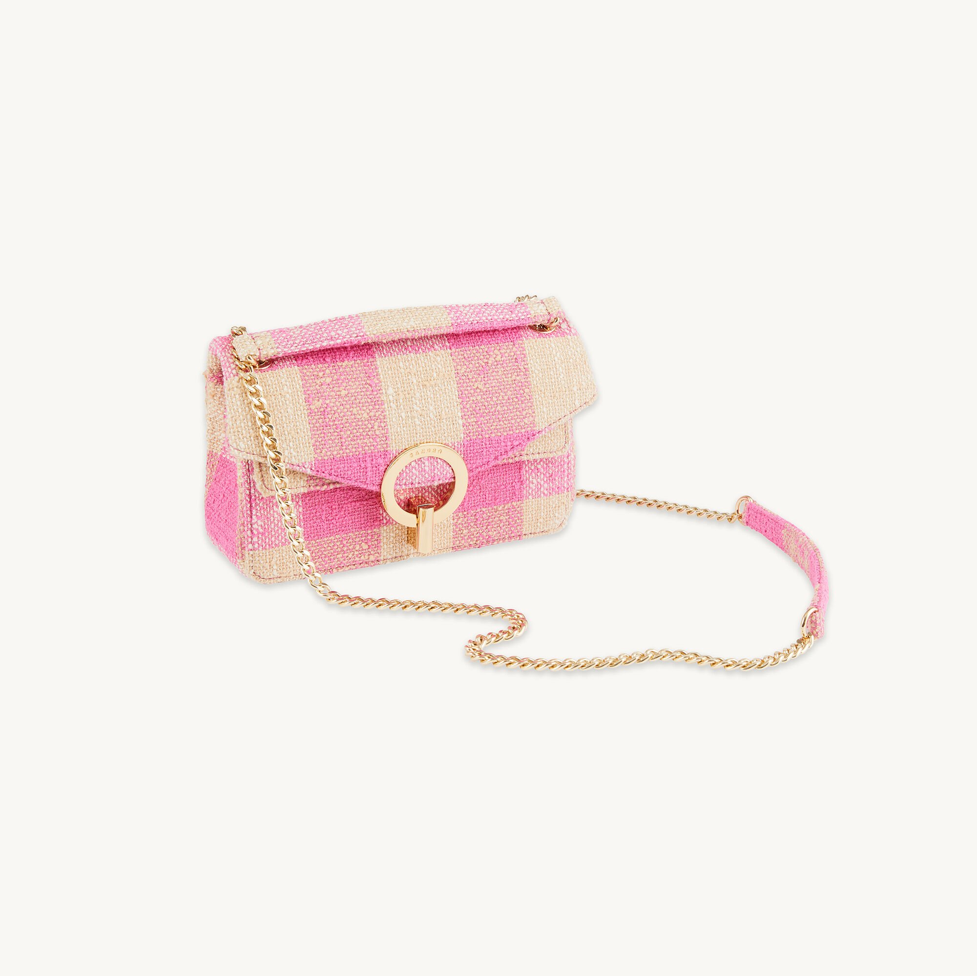 Yza tweed check bag