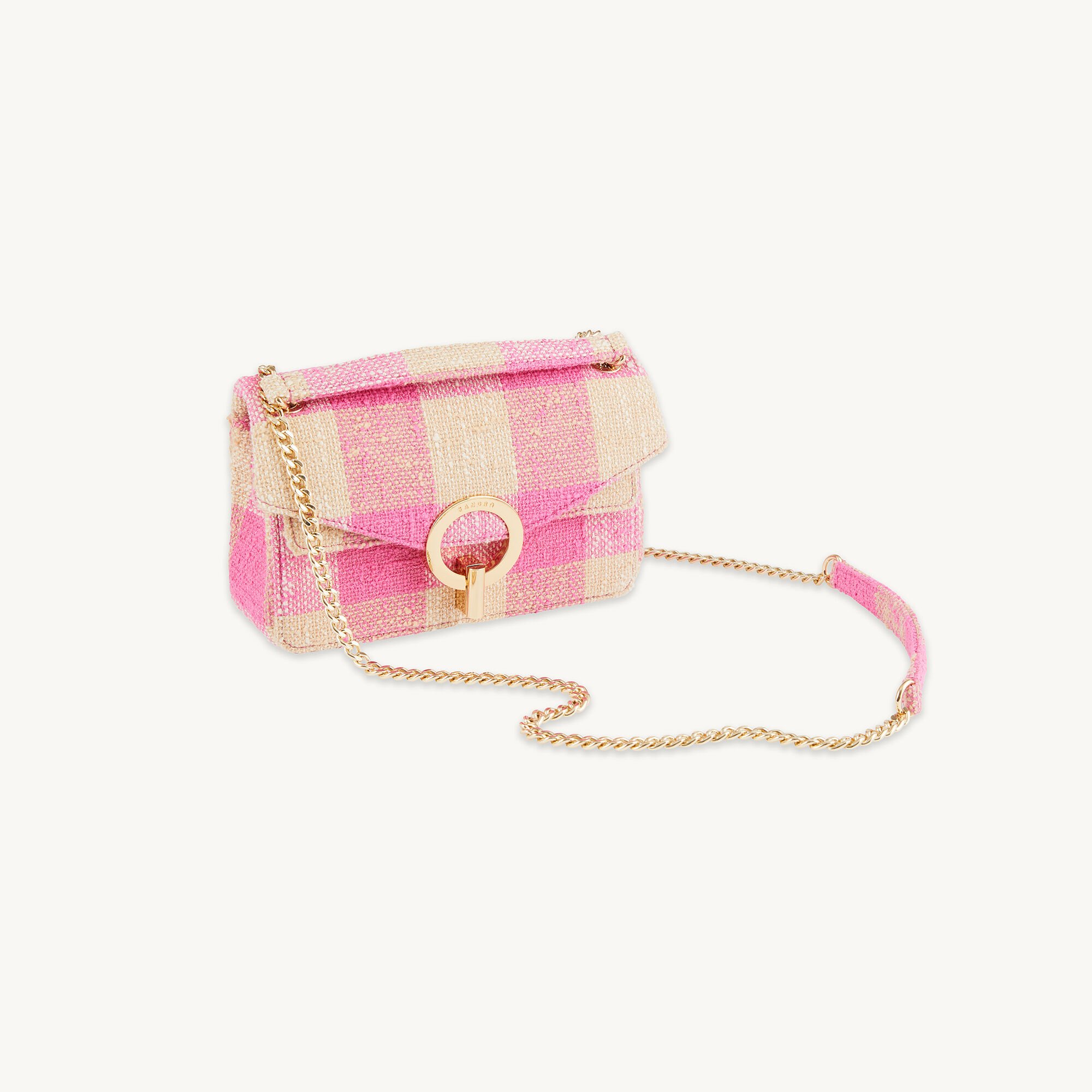 Yza tweed check bag