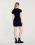 Pleated knit dress