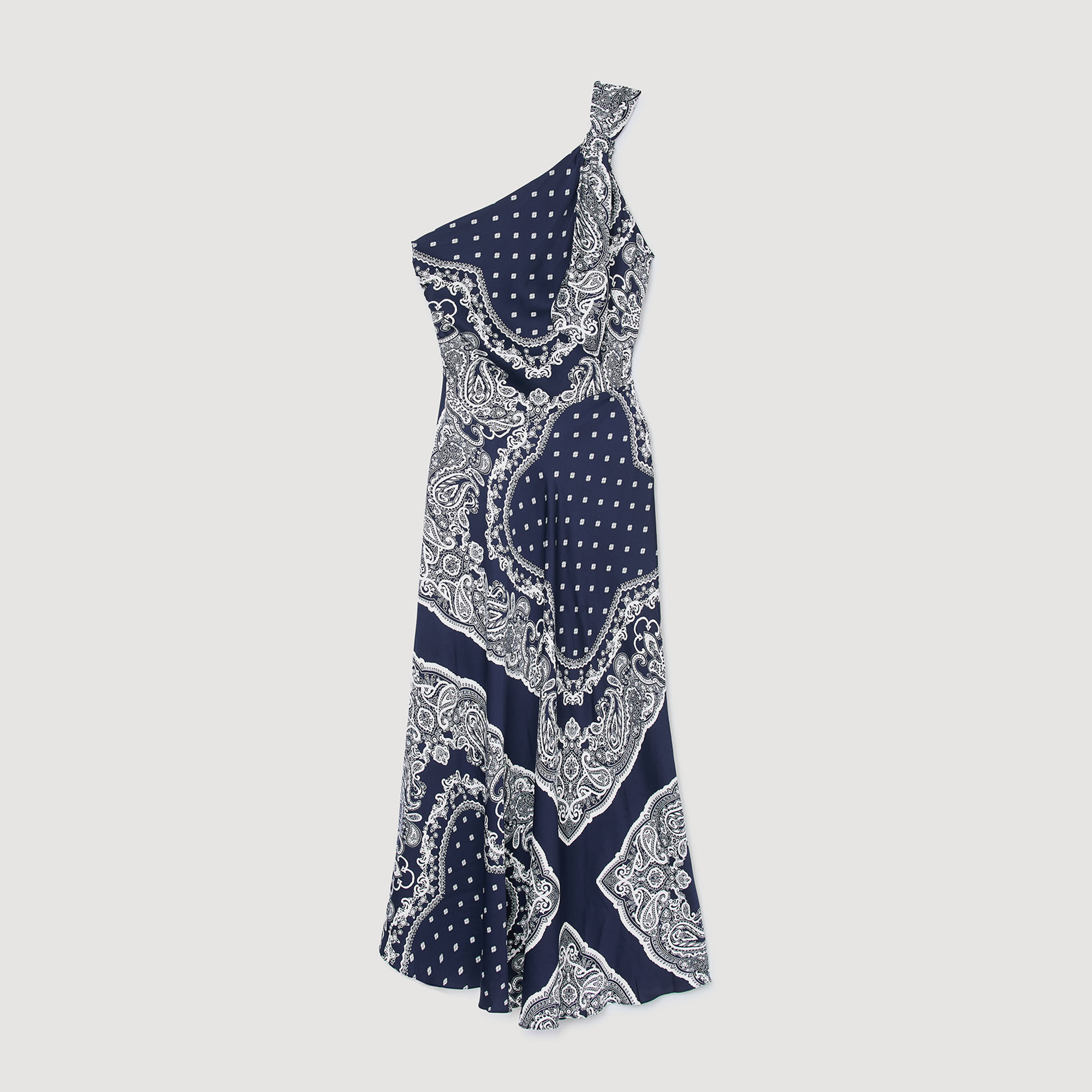 Bandana-print maxi dress