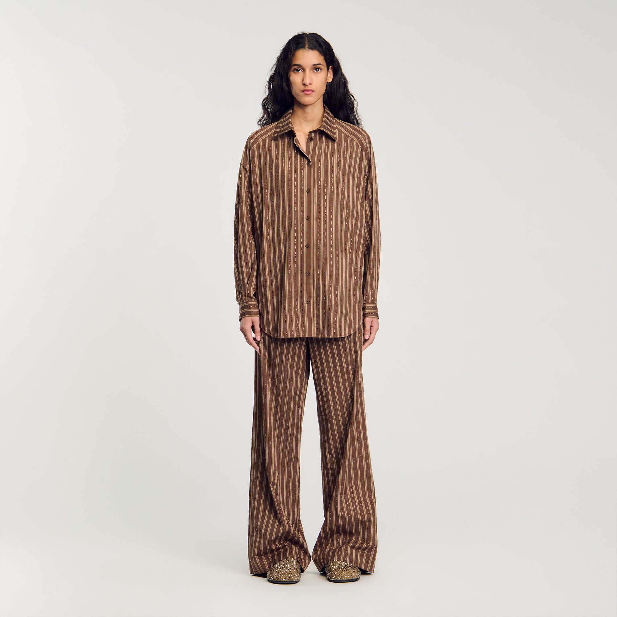 Sandro pajama shirt outlet