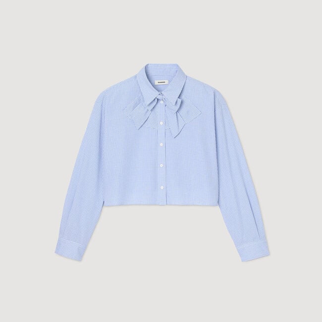 Bow collar shirt