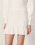 Short knitted skirt
