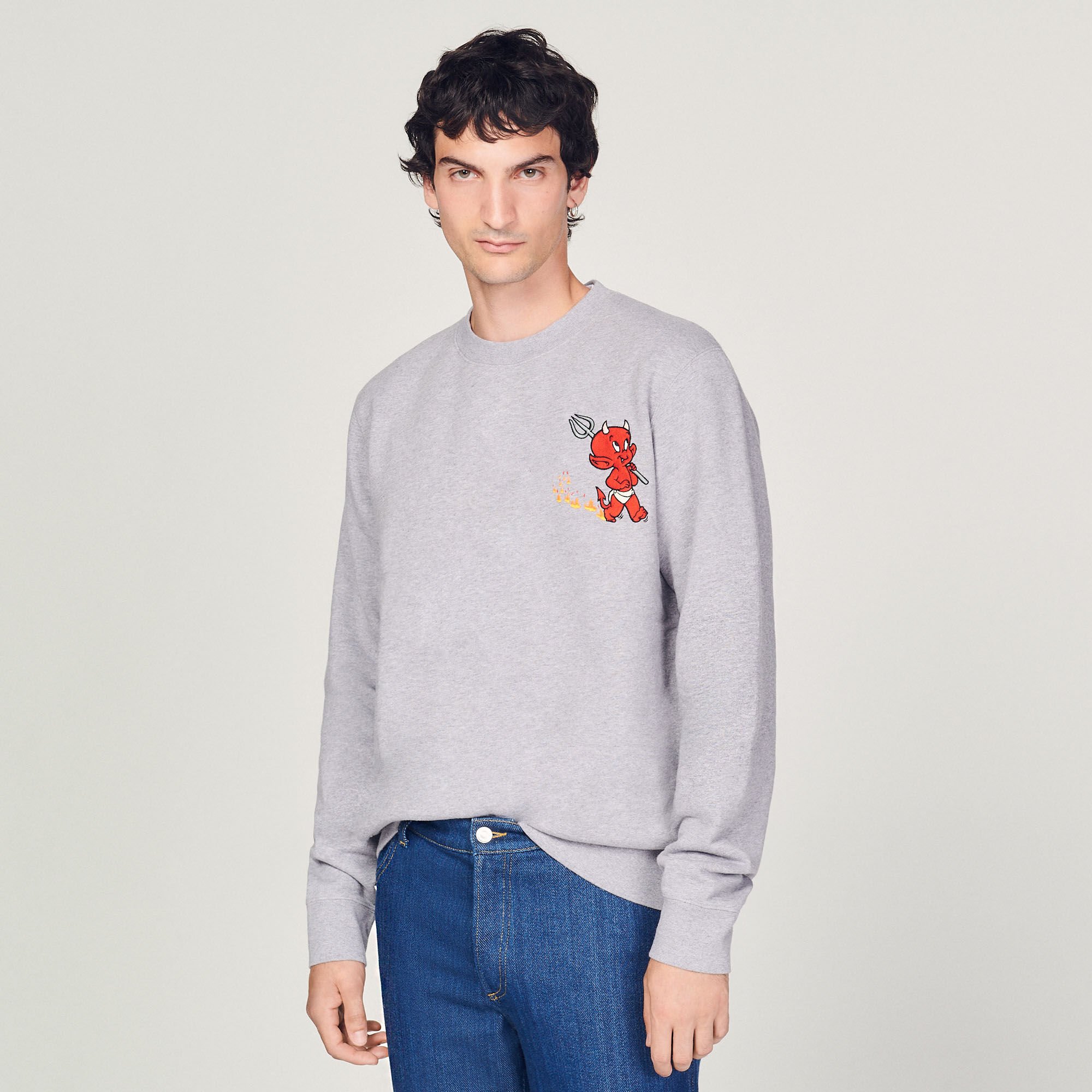 Sweatshirt with Hot Stuff print