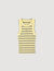Striped knit vest top