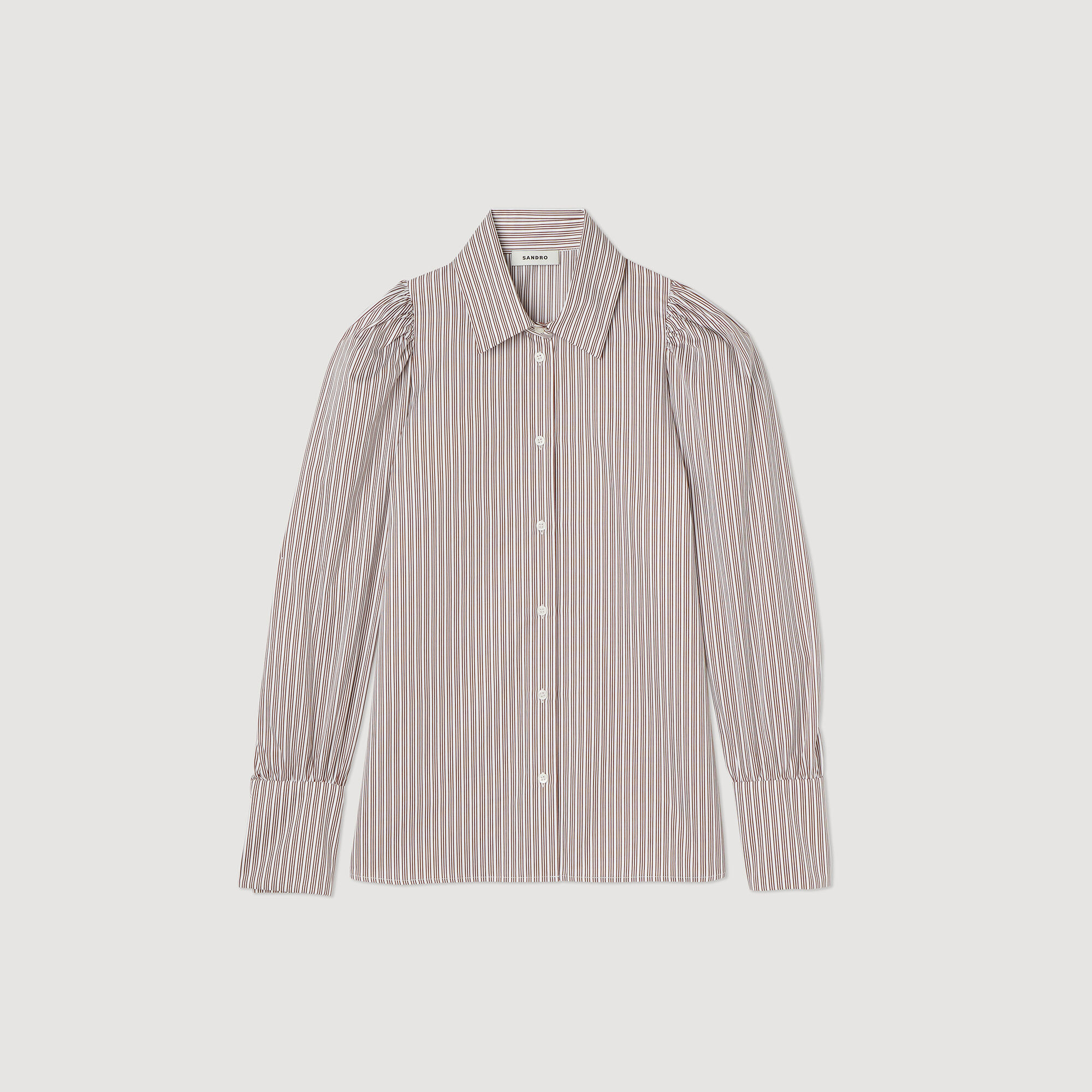 Striped shirt with full sleeves