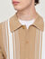 Cardigan with contrasting embroidery