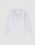 Checked shirt with ruffled collar