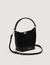 Mini Tangoso suede and leather bag