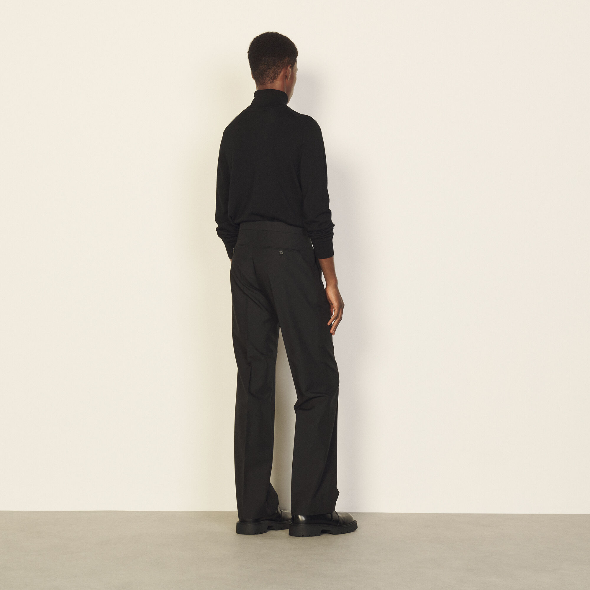 Virgin wool classic trousers