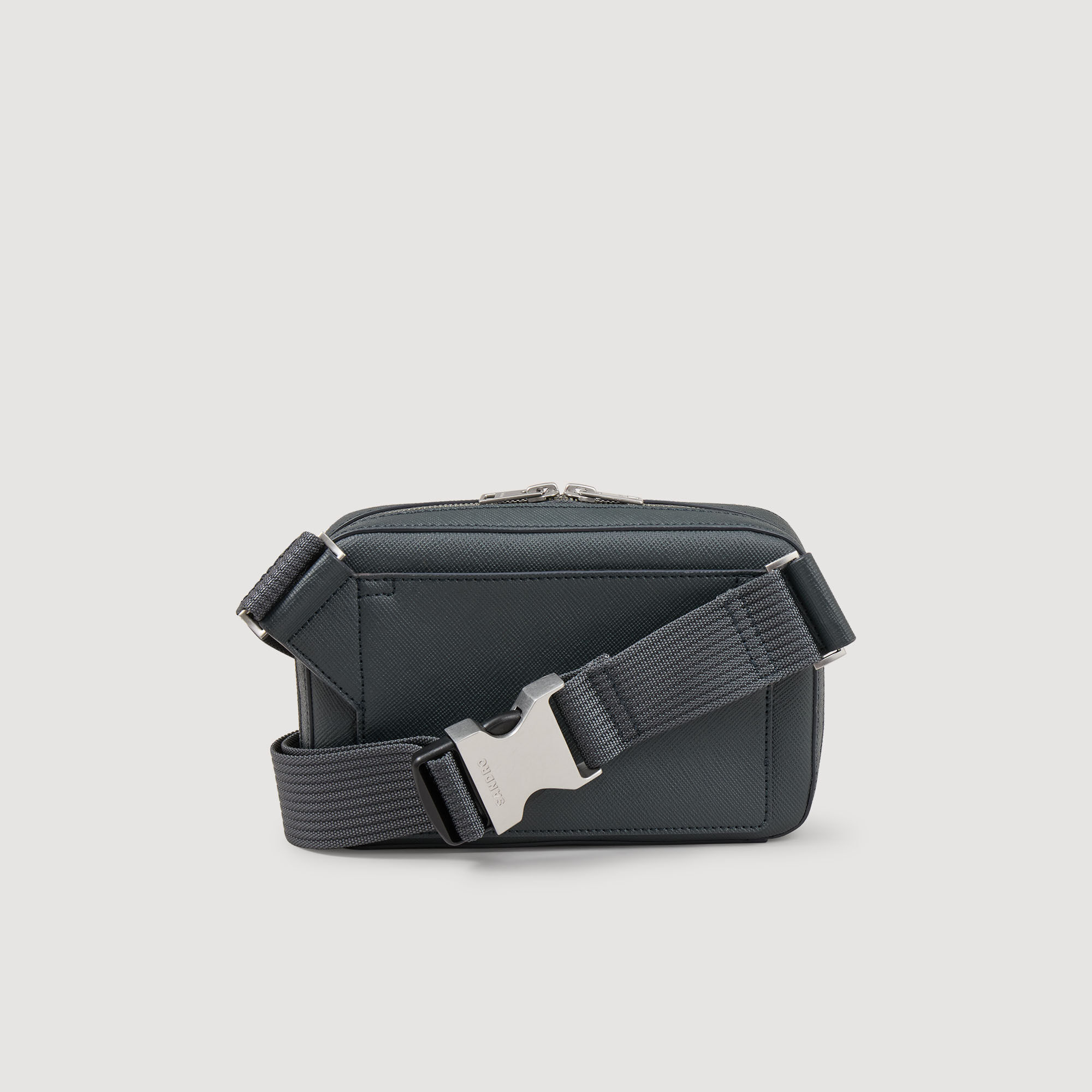 Small reconstitued leather bag