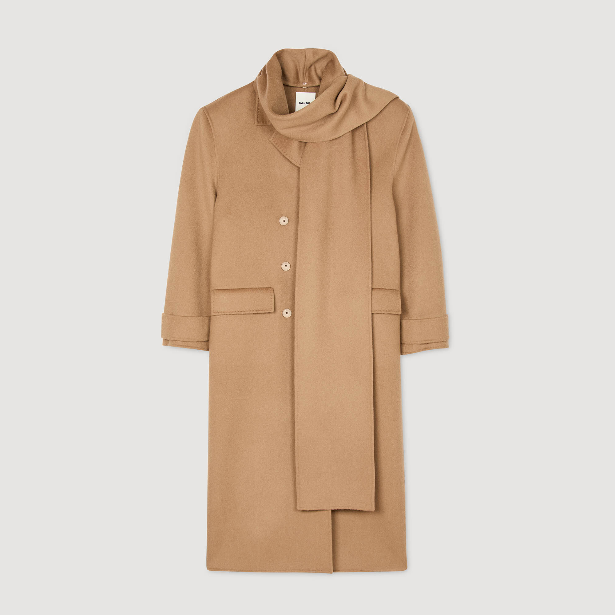 Oversized wool coat
