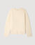 Honeycomb stitch wool jumper
