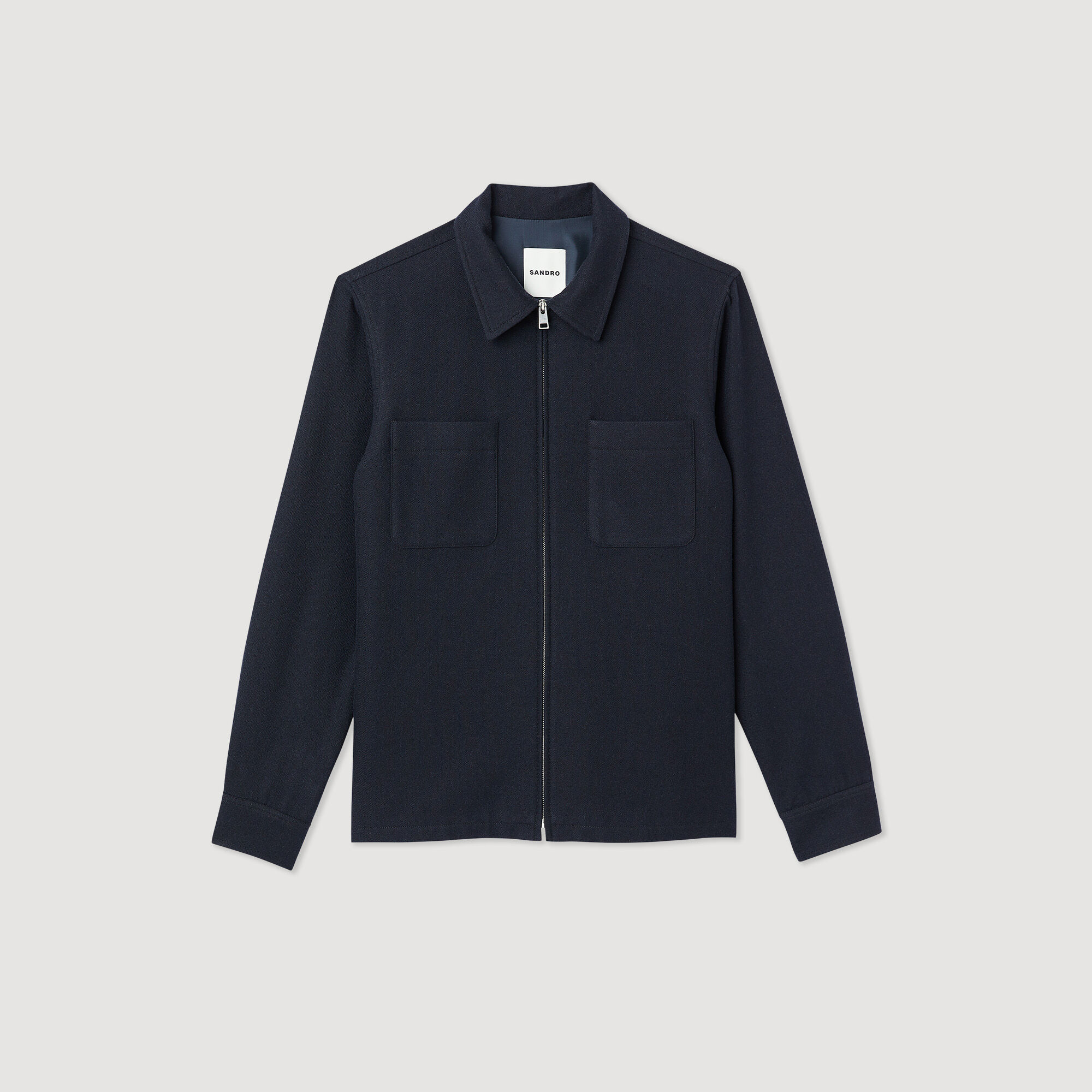 Wool overshirt