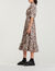 Long paisley printed dress