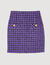 Short tweed skirt
