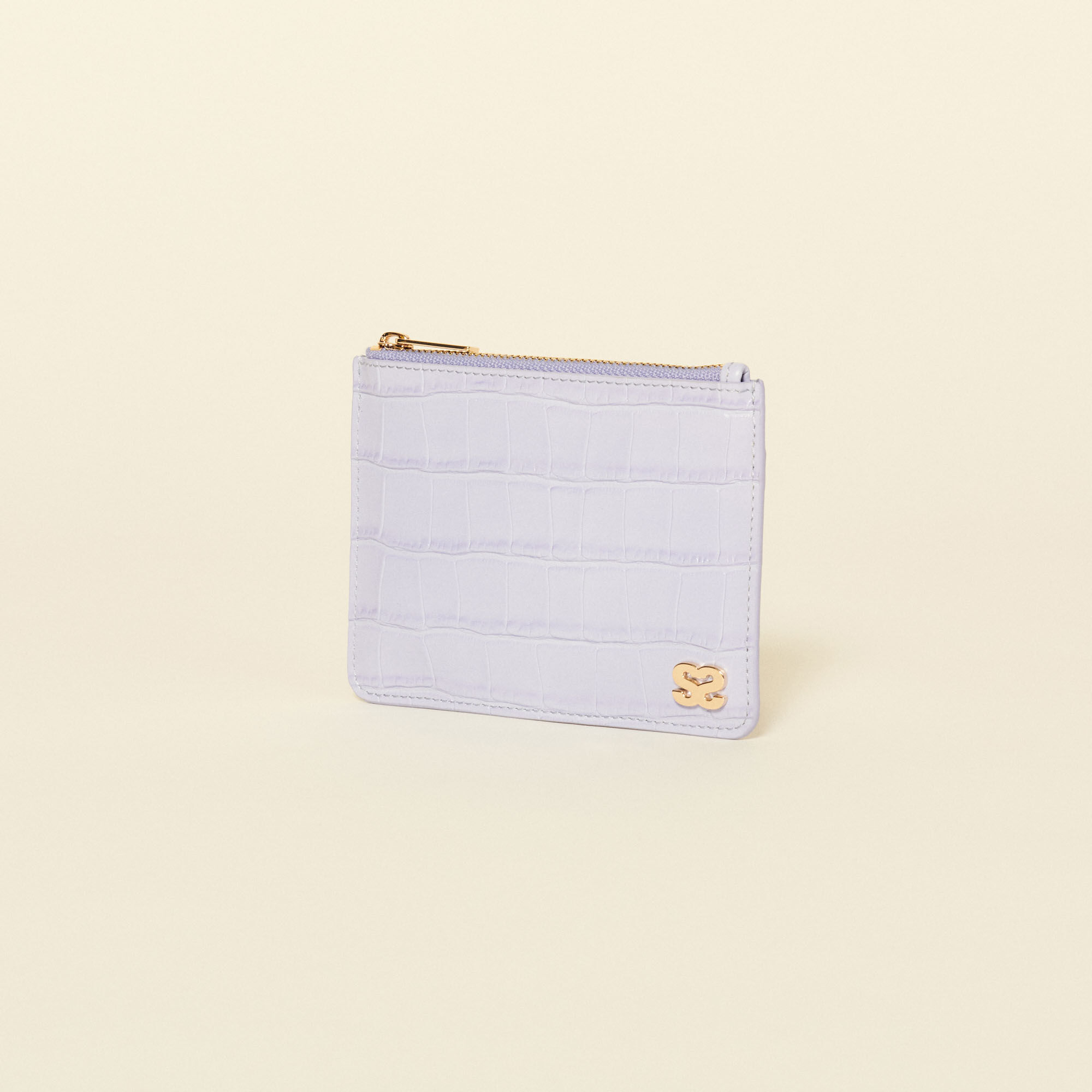 Flat leather purse