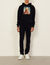 Cotton hoodie with artwork