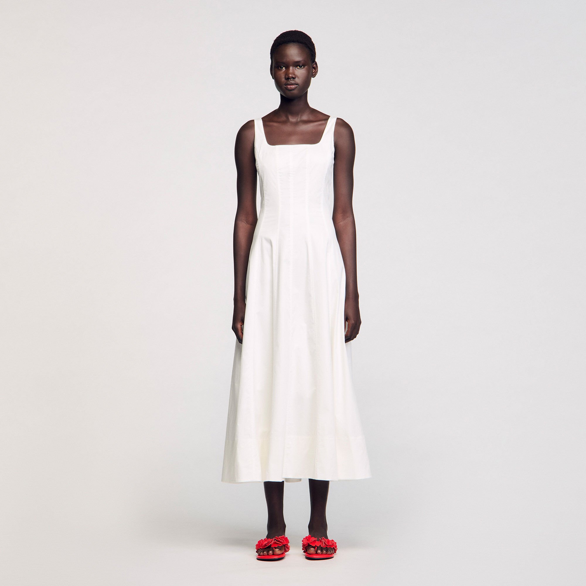 Flared long dress