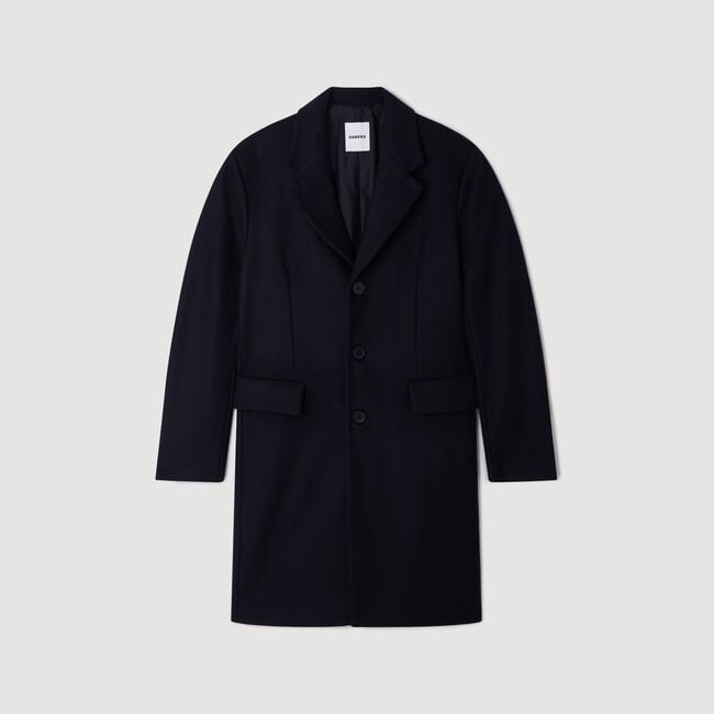Wool and cashmere coat