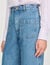 Wide-leg high-rise jeans