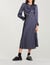 Long flowing dress with polka-dot print