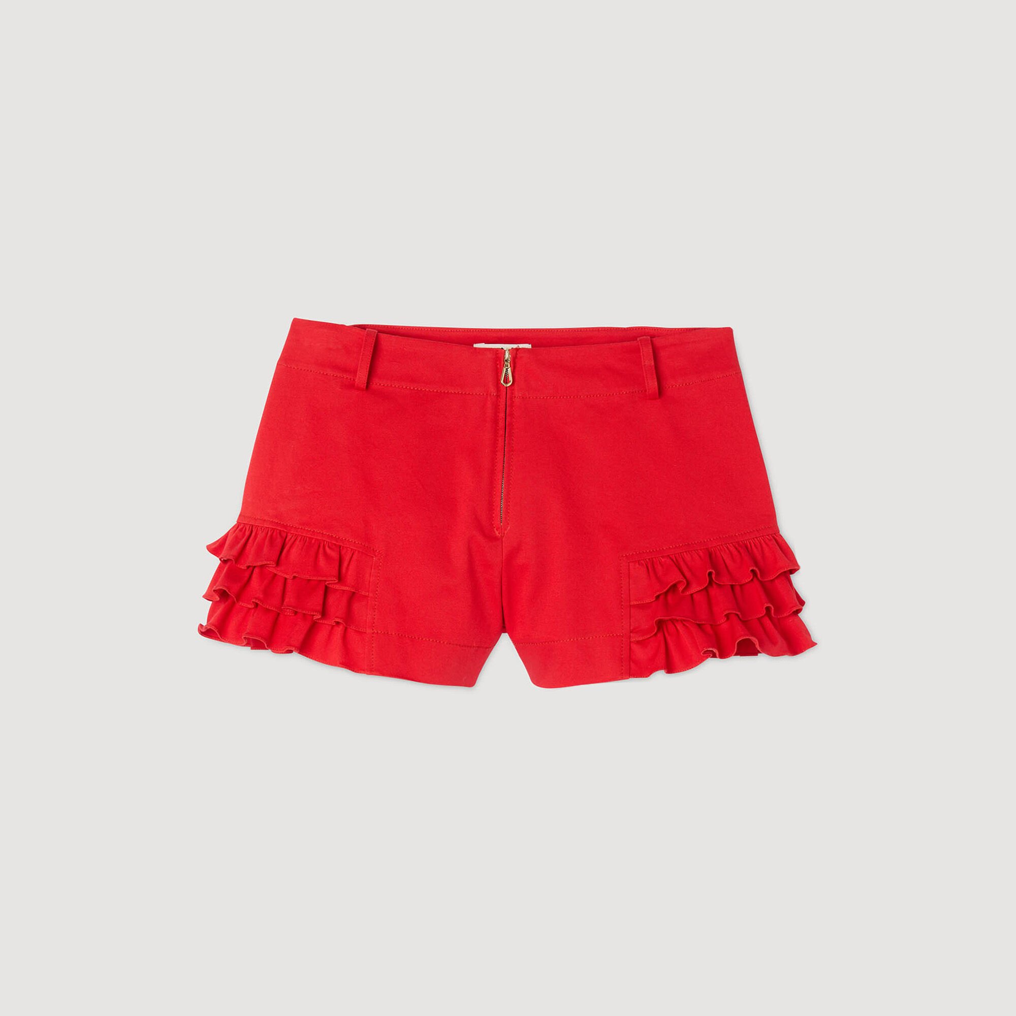 Ruffled shorts