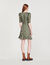 Short dress with Autumn Flowers print