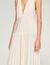 Pleated maxi dress