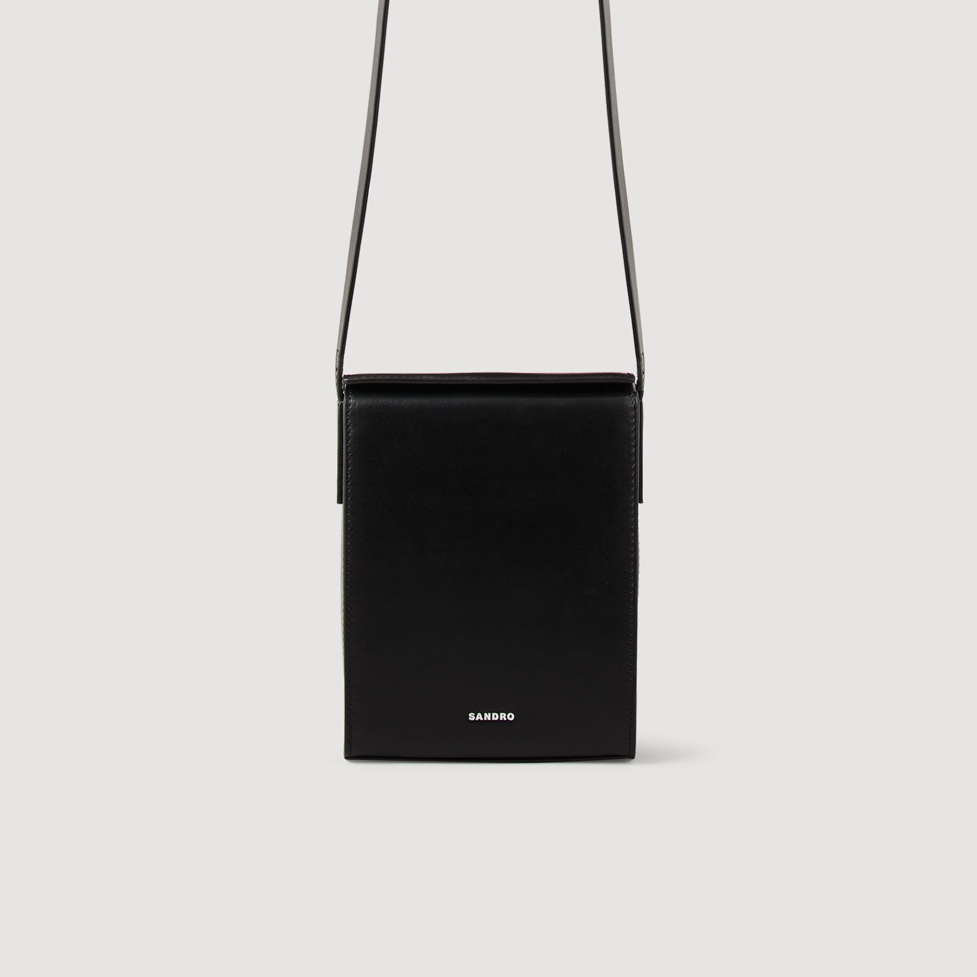 Leather shoulder bag