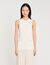 Pearl bead knit maxi dress