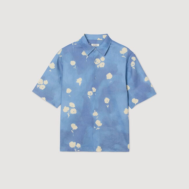 Floral motif shirt