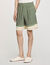 Patterned floaty Bermuda shorts