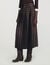 Scarf print maxi skirt